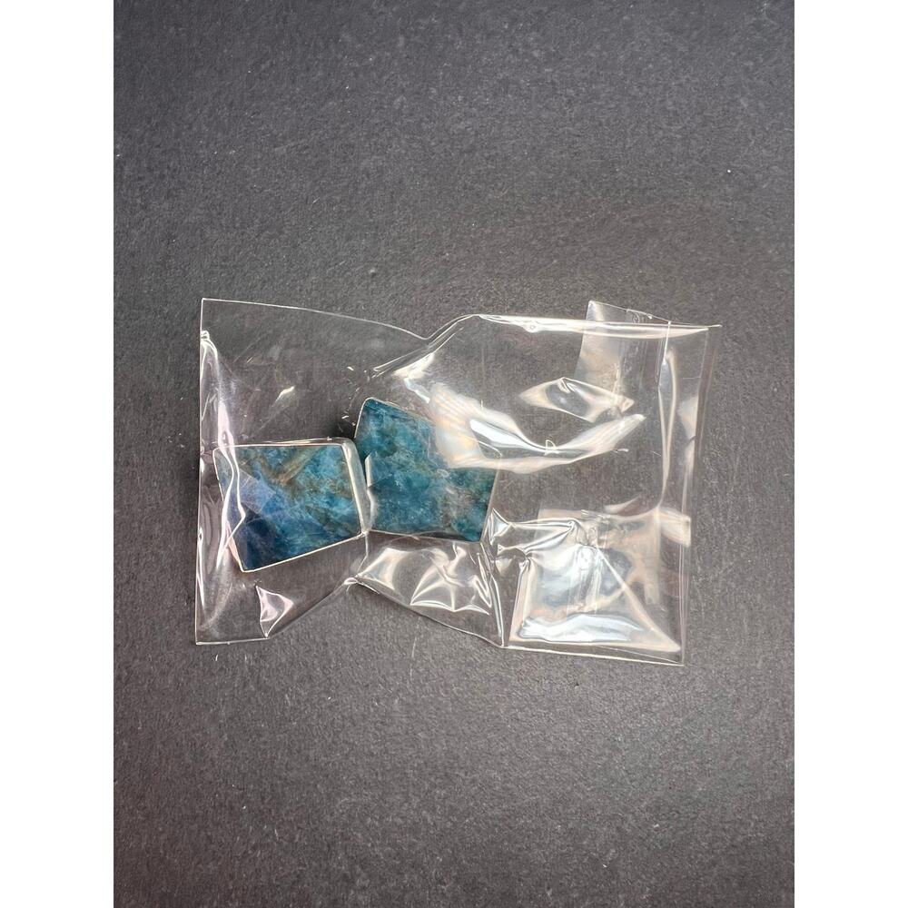 NEW Jay King blue apatite geometric sterling silver earrings - Picture 16 of 16